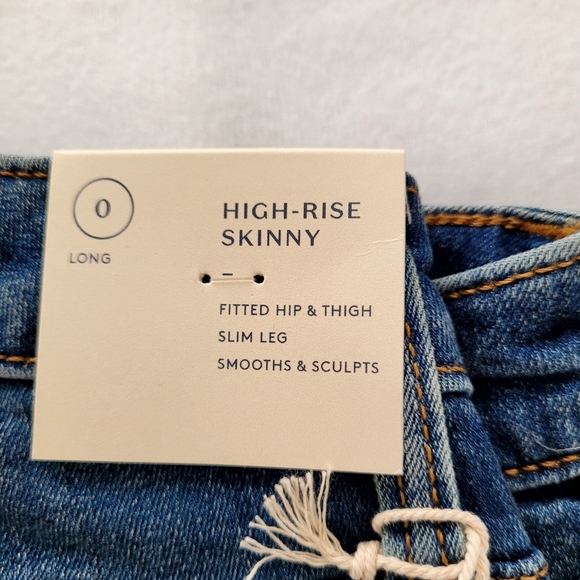 NWT Universal Thread Brand, High Rise Super Skinny Size 0 Long - Picture 9 of 11